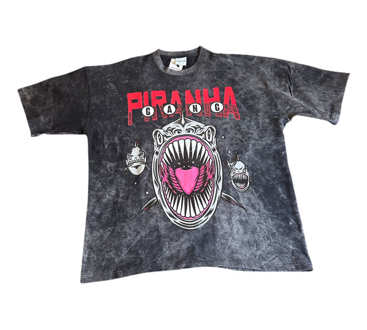 Piranha Gang "Og" Graphic  Black T shirt (Collector Edition)