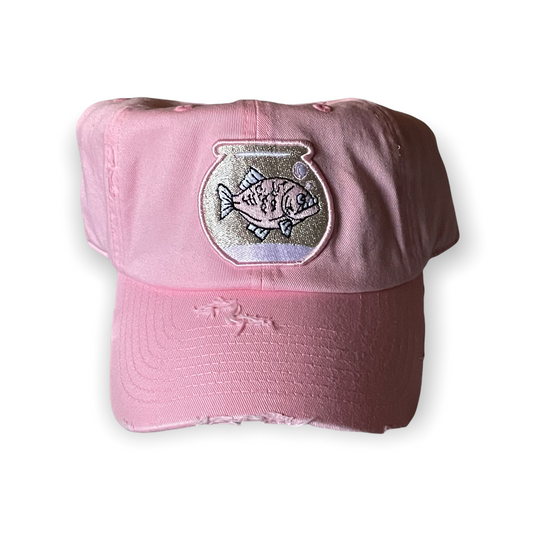 Piranha Gang Soft Pink Dad Hat