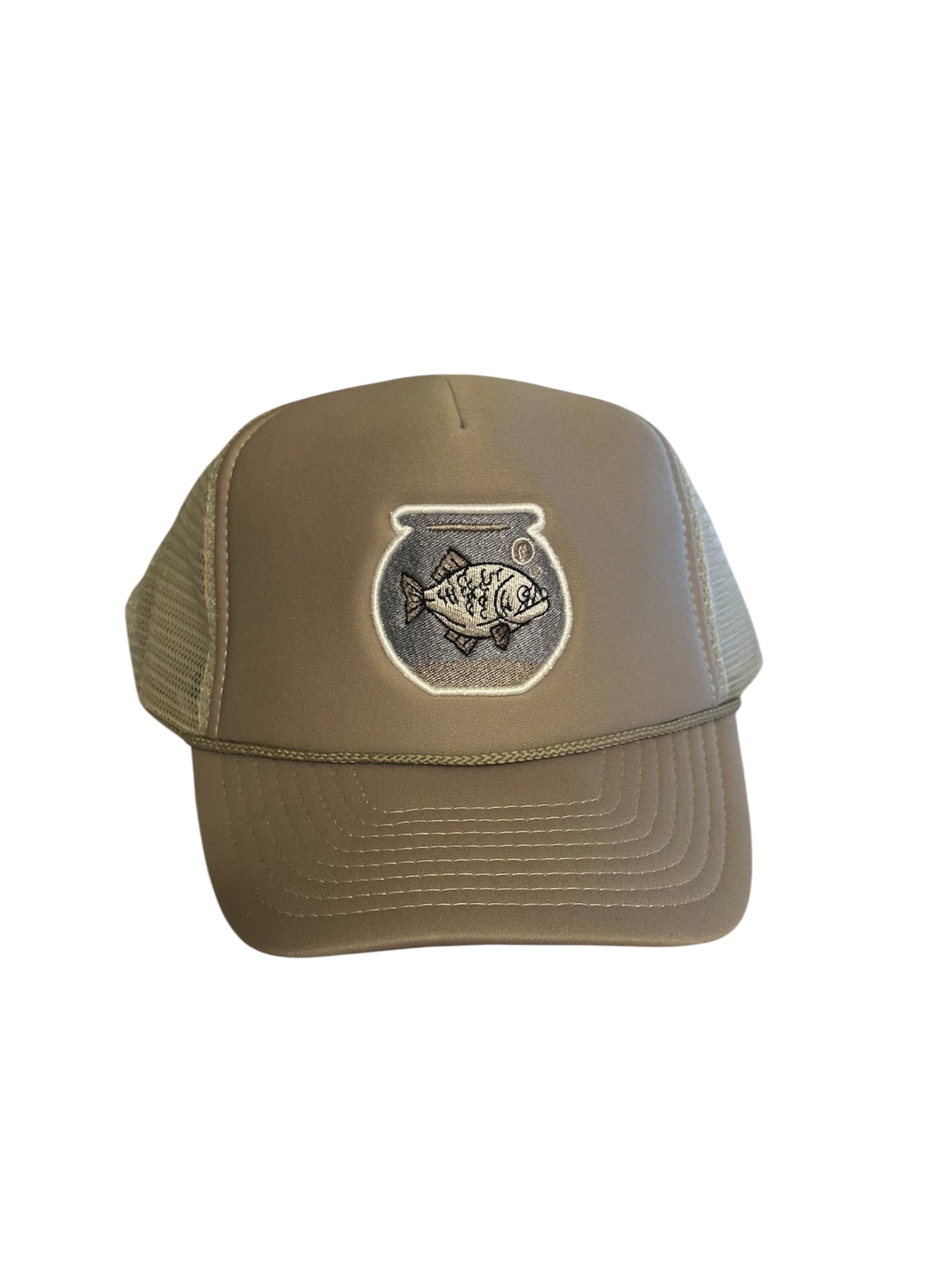 Piranha Gang Beige Khaki Trucker