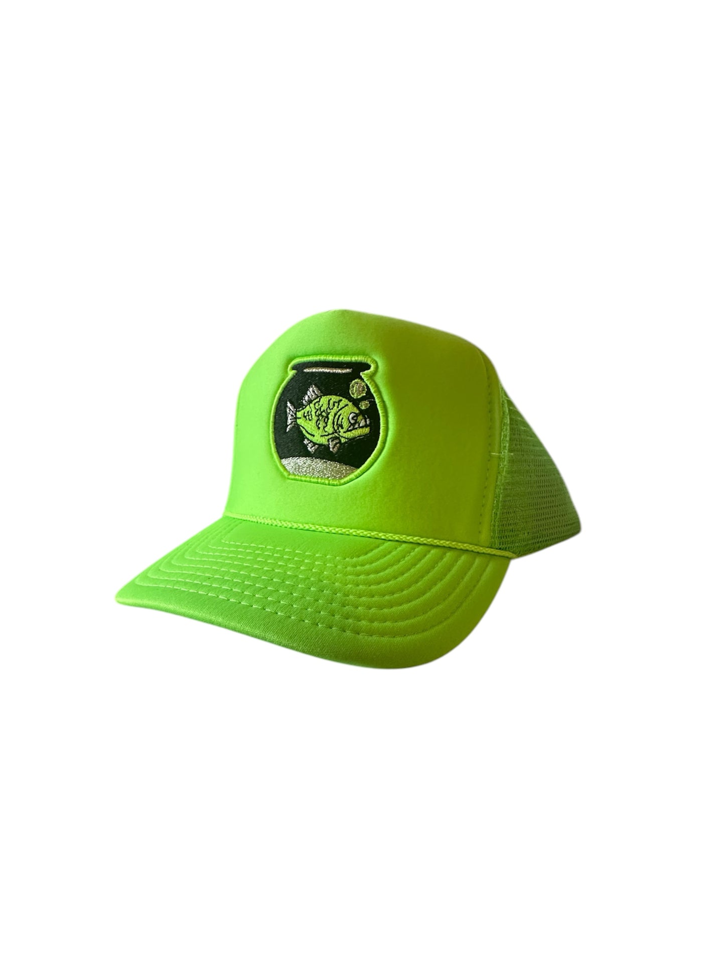 Piranha Gang Slime Green Trucker
