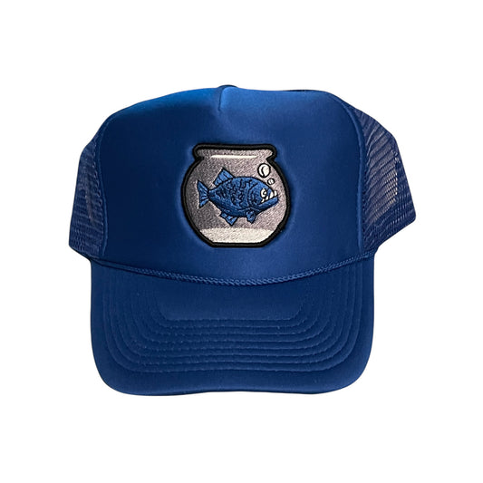Piranha Gang Royal Blue Trucker