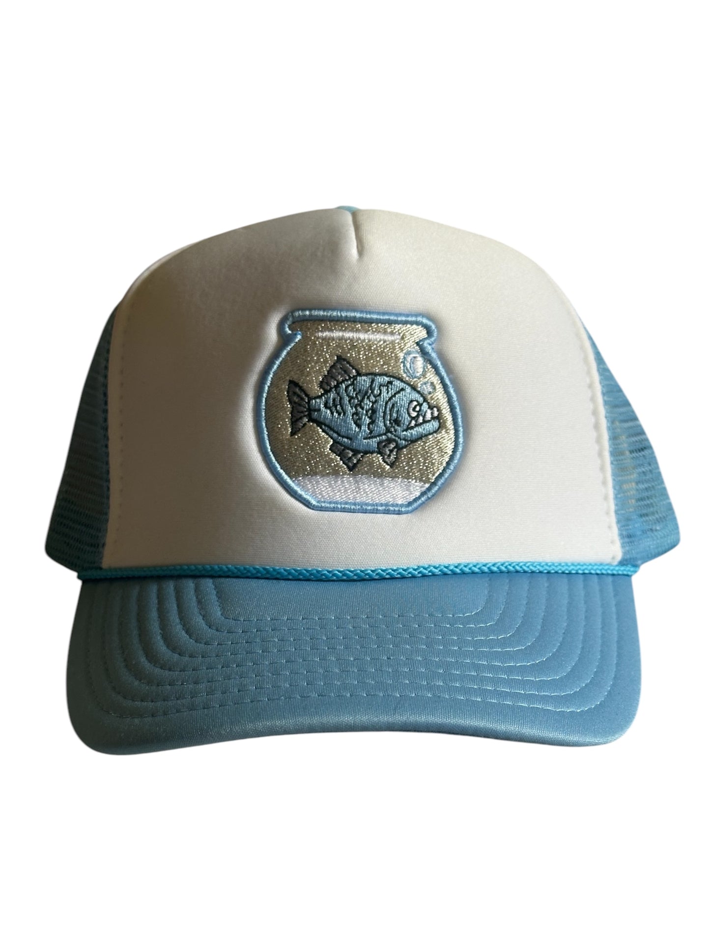 Piranha Gang Brown Sky Blue Trucker