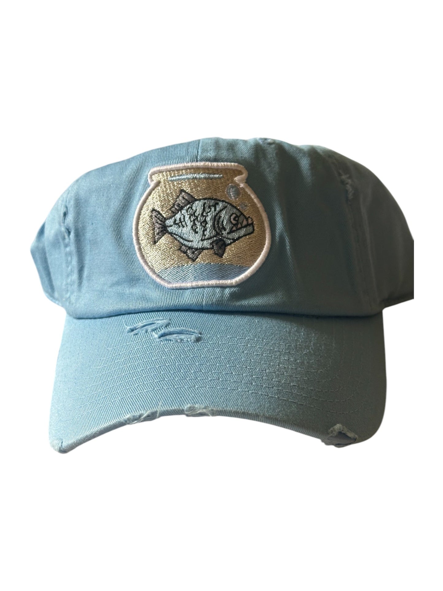 Piranha Gang Soft Baby Blue Dad hat