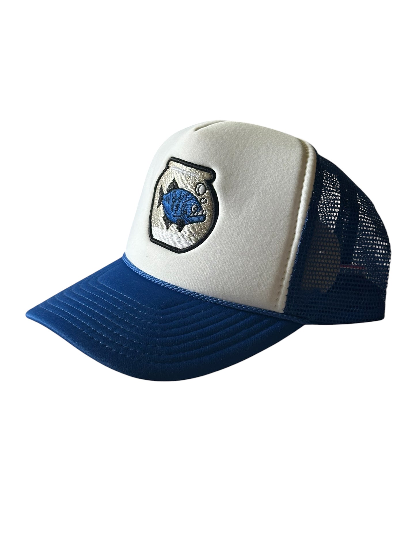 Piranha Gang Royal Blue Trucker