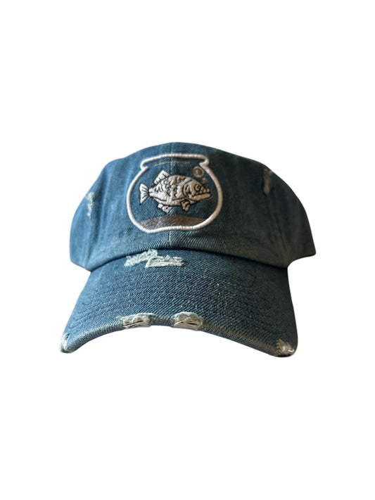 Piranha Gang Medium Jean Denim Dad Hat