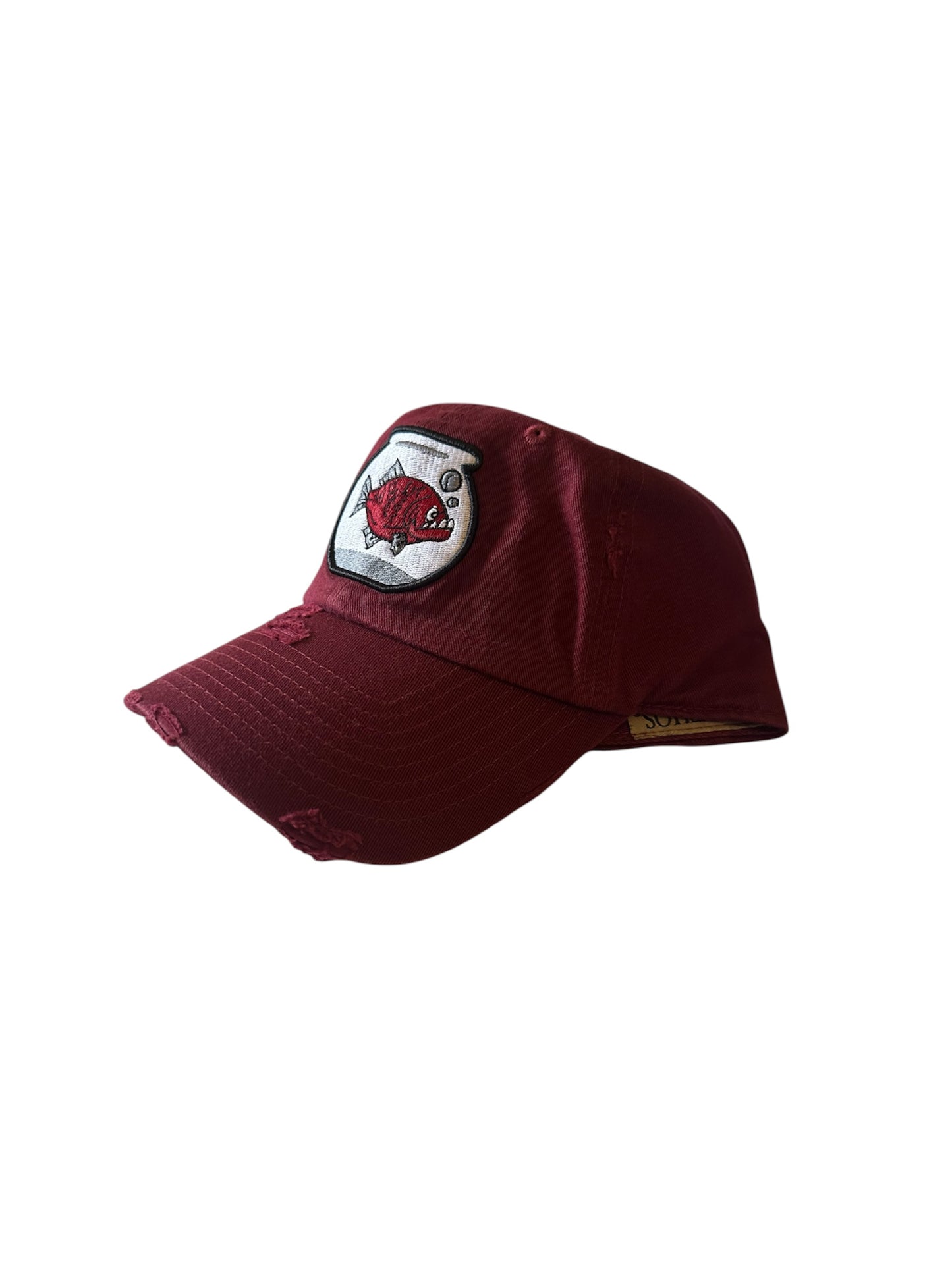 Piranha Gang Burgundy 96 Dad Hat