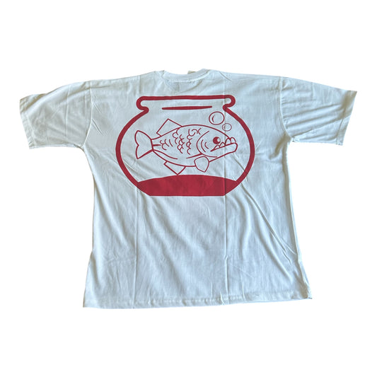 Piranha Gang "Og" Graphic White T shirt (Collector Edition)