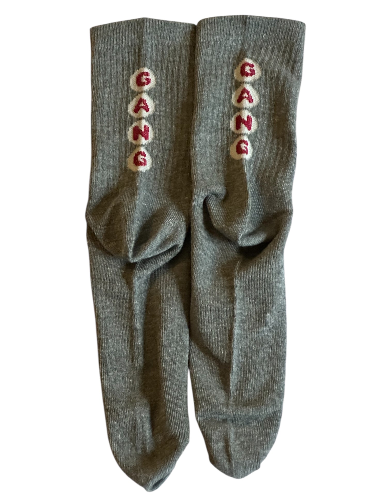 Piranha Gang Crew Socks Grey