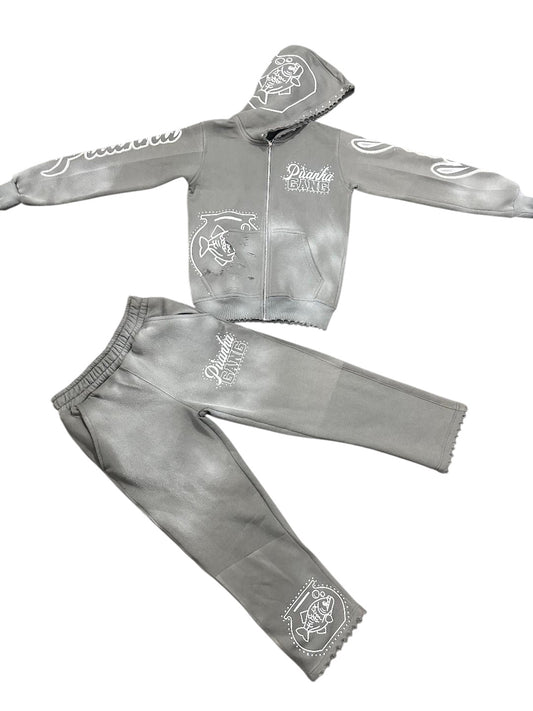PIRANHA GANG "CHALKY"Sweat SUIT